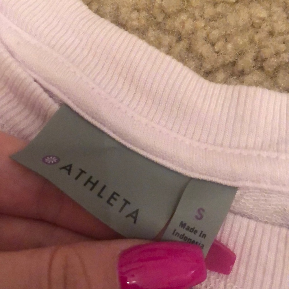 Athleta Lavender Soft Pullover - image 2